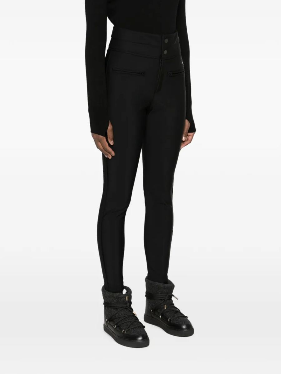 Pantalon fuseau noir taille haute